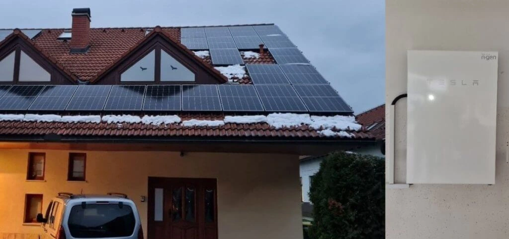 Sončna elektrarna na strehi stanovanjske hiše v Šoštanju