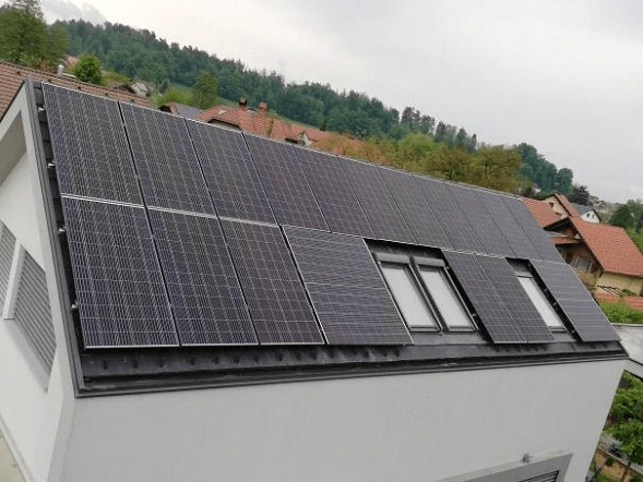 Solarni sistem na novogradnji