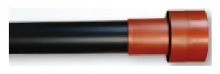 Strešni prehod rdeče barve DN 150/180